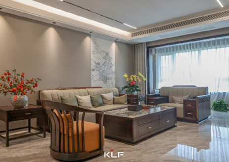 KLF全屋記 | 138㎡現(xiàn)代新中式之家，勾勒古典國風(fēng)雅韻